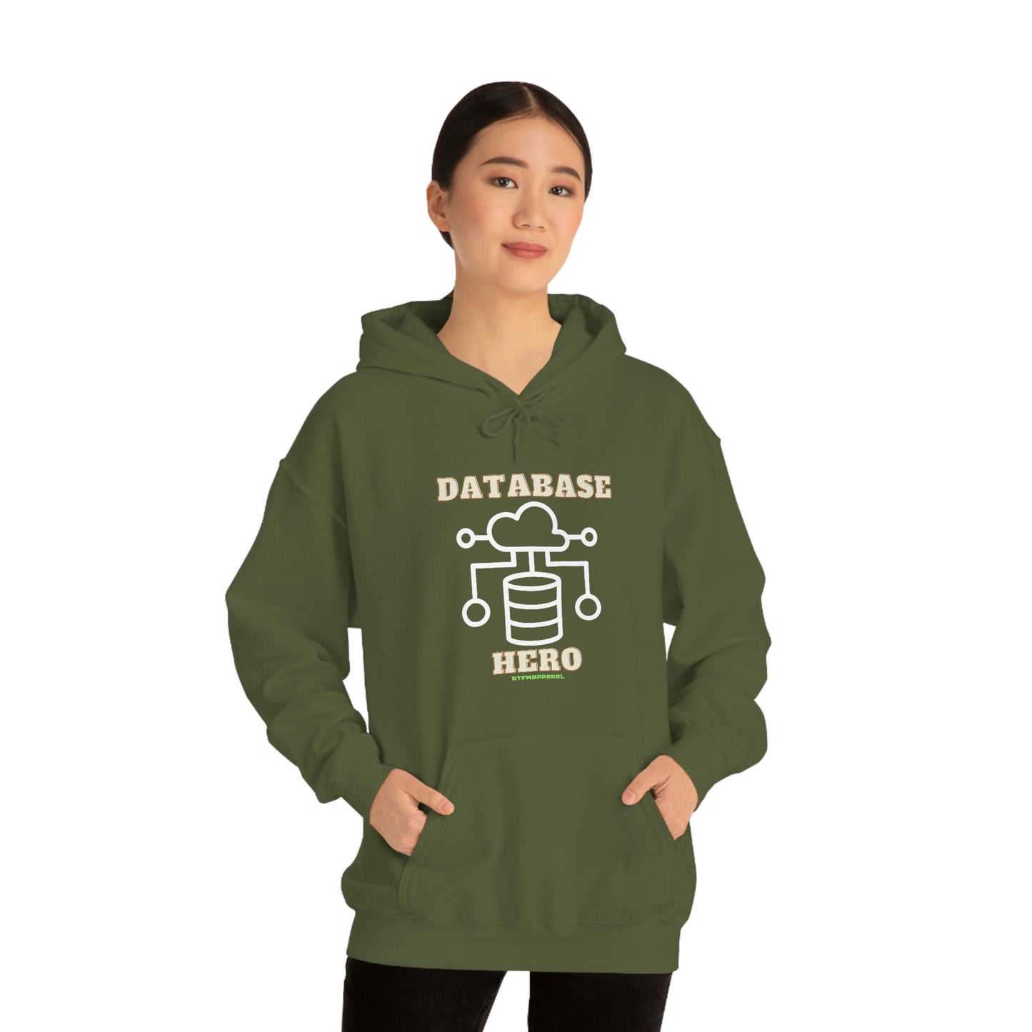 Database Hero - Funny DBA, SQL, Data Science Hoodie