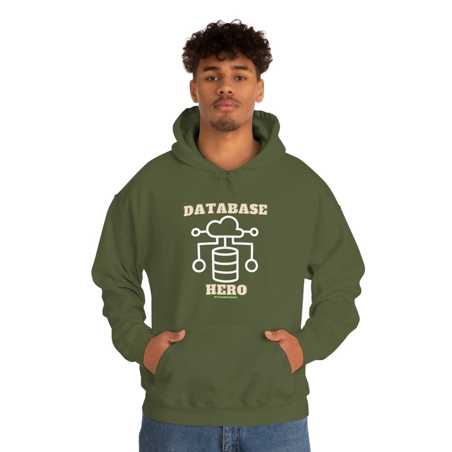 Database Hero - Funny DBA, SQL, Data Science Hoodie