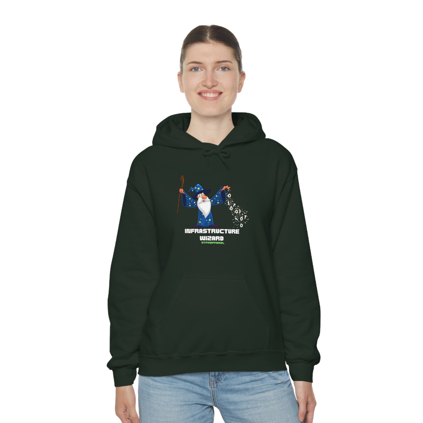 Infrastructure Wizard -  Cloud, Sysadmin, Cloud Engineer, Architect, Azure, AWS, Network admin, Server Admin  Hoodie