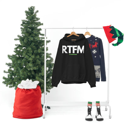 RTFM, Read the Manual, unny, Sysadmin, Geek, Project Manager, Developer, Gift, Unisex Hooded Sweatshirt