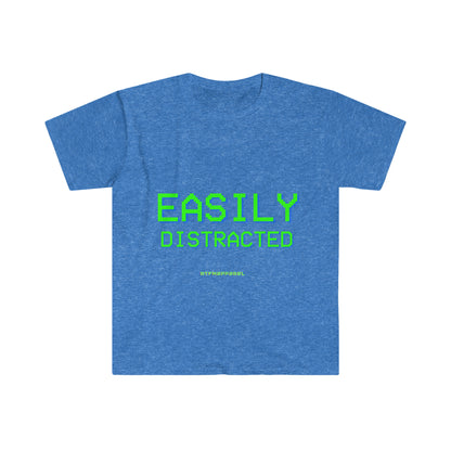 Easily Distracted - Funny, Sysadmin, Geek, Gamer, Developer, Gift T-Shirt