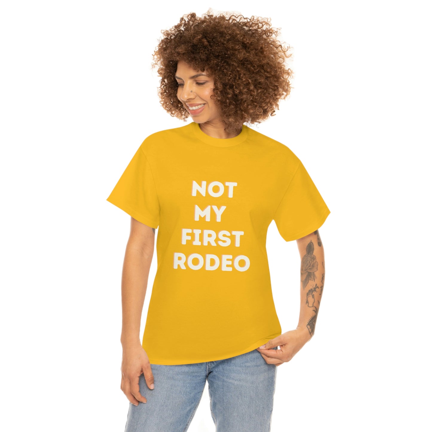 "Not My First Rodeo" Funny, Sysadmin, Geek, Gamer, Developer, Gift Cotton Tee