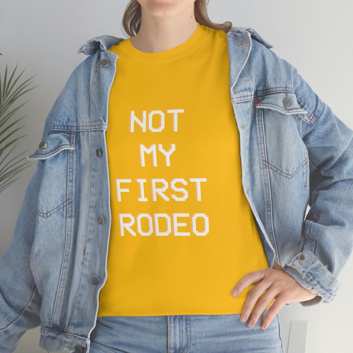 "Not My First Rodeo" Funny, Sysadmin, Geek, Gamer, Developer, Gift Cotton Tee