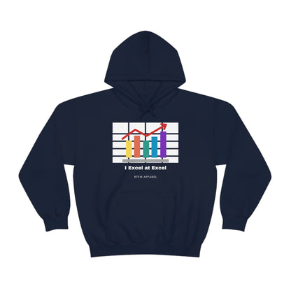 Excel Hoodie: I Excel at Excel, office humour, spreadsheets