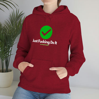 JFDI, Just do it, Funny, Sysadmin, Geek, Project Manager, Explicit, Developer, Gift, Unisex Hooded Sweatshirt