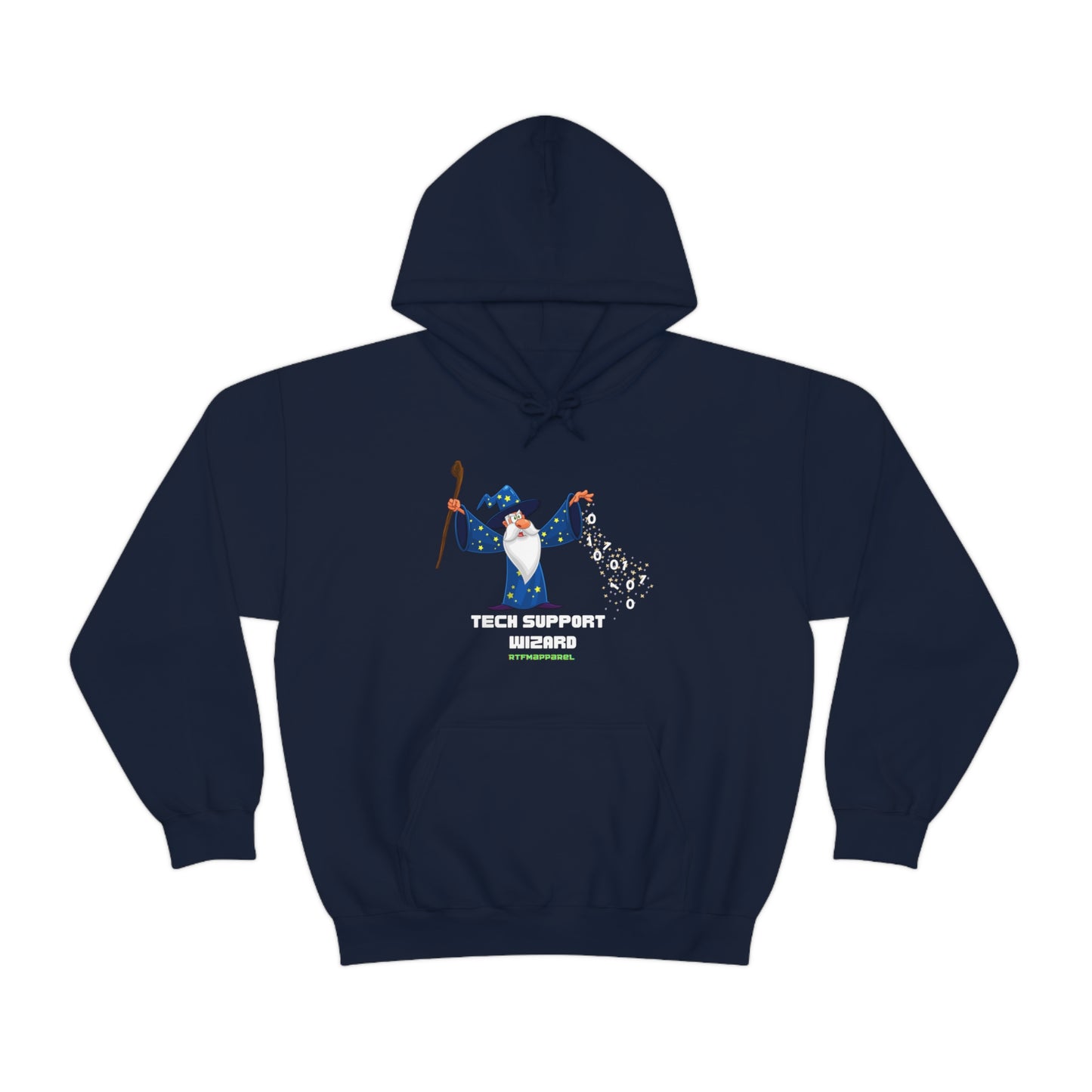 Tech Support Wizard -  Helpdesk, Sysadmin, Cloud Engineer, Architect, Azure, AWS, Network admin, Server Admin  Hoodie