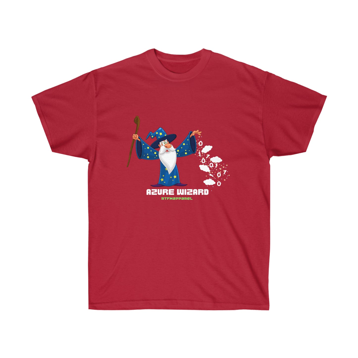 Azure Wizard, Sysadmin, Cloud Engineer, Architect, Azure, IT Support, Sysadmin Funny Tshirt