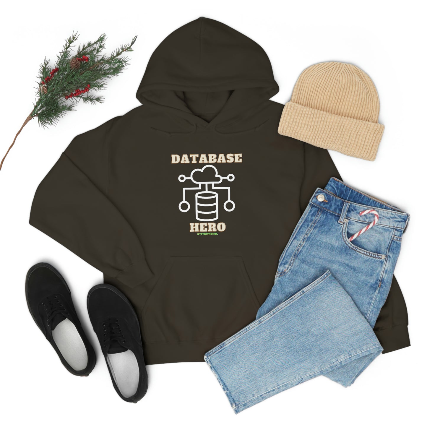 Database Hero - Funny DBA, SQL, Data Science Hoodie