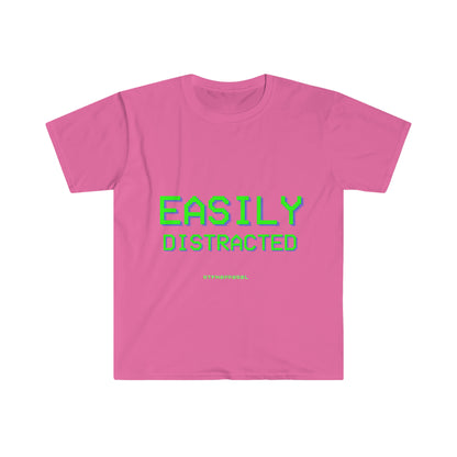 Easily Distracted - Funny, Sysadmin, Geek, Gamer, Developer, Gift T-Shirt