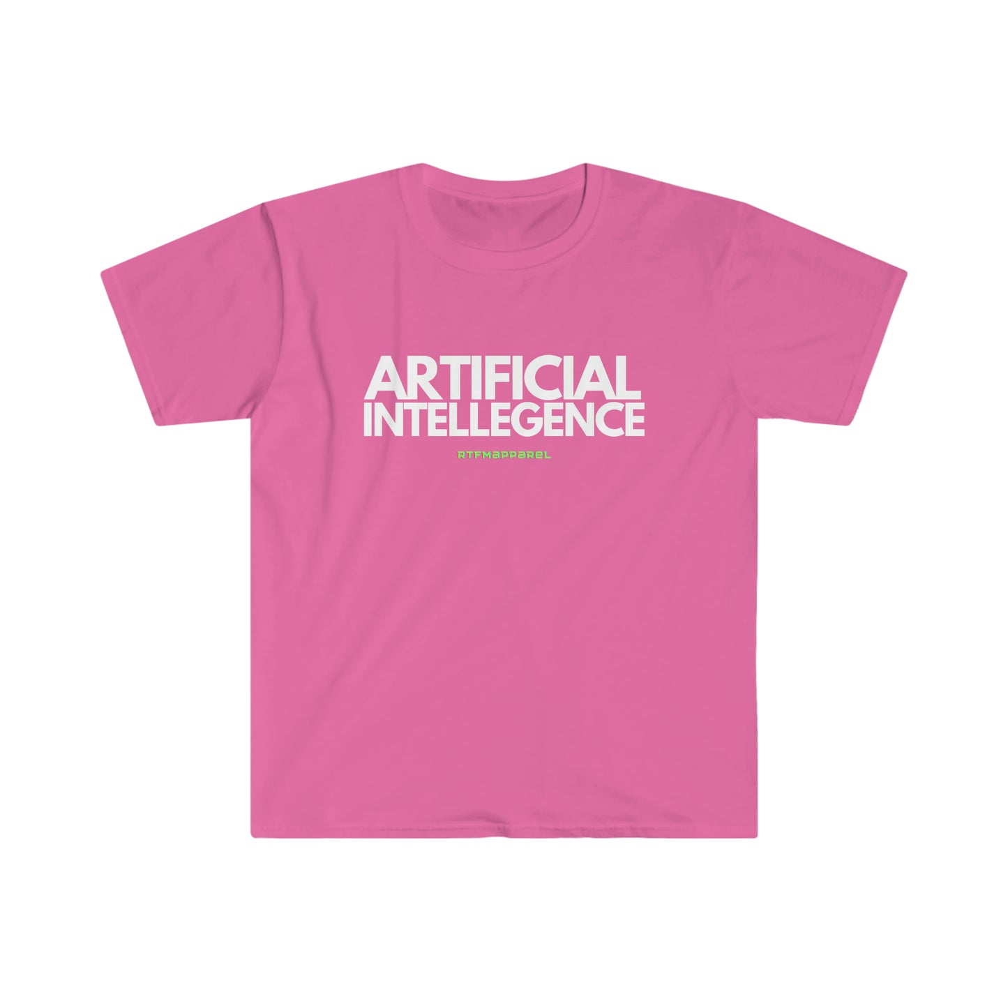 Artificial Intellegence , Funny, Sysadmin, Geek, Project Manager, Developer, Gift Unisex Softstyle T-Shirt