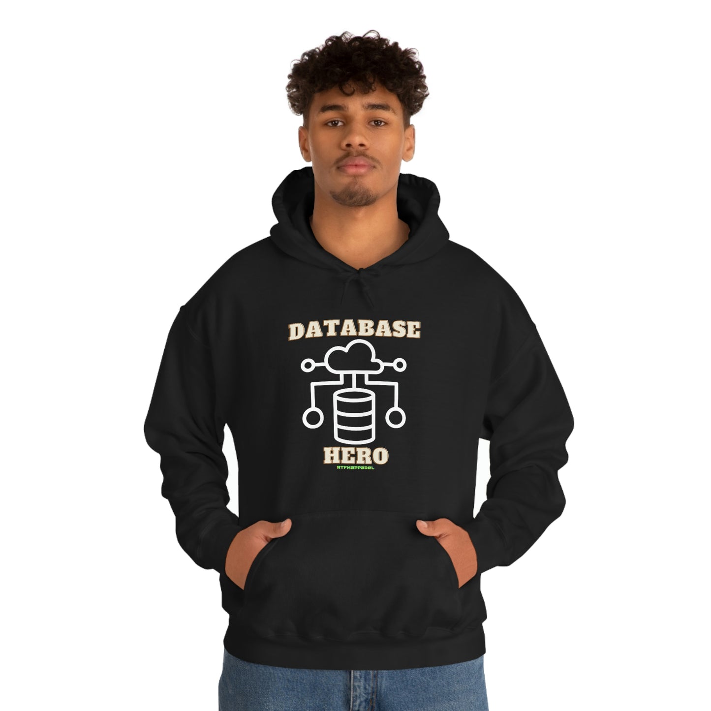 Database Hero - Funny DBA, SQL, Data Science Hoodie