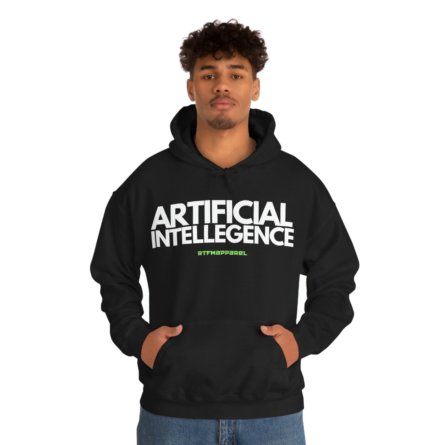 Artificial Intellegence, AI, Funny , Sysadmin, Geek, Project Manager, Developer, Gift, Unisex Hooded Sweatshirt