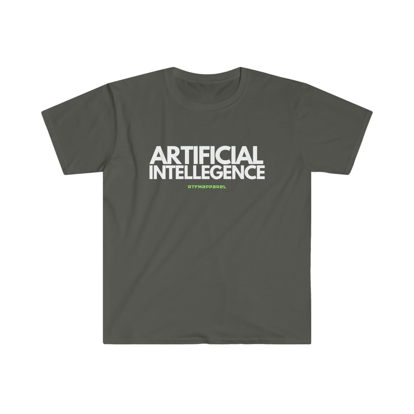 Artificial Intellegence , Funny, Sysadmin, Geek, Project Manager, Developer, Gift Unisex Softstyle T-Shirt