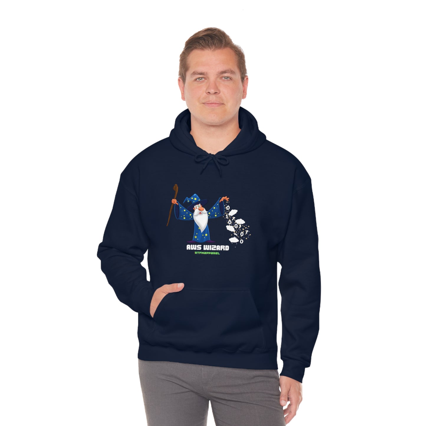 AWS Wizard -  Cloud, Sysadmin, Cloud Engineer, Architect, AWS Hoodie