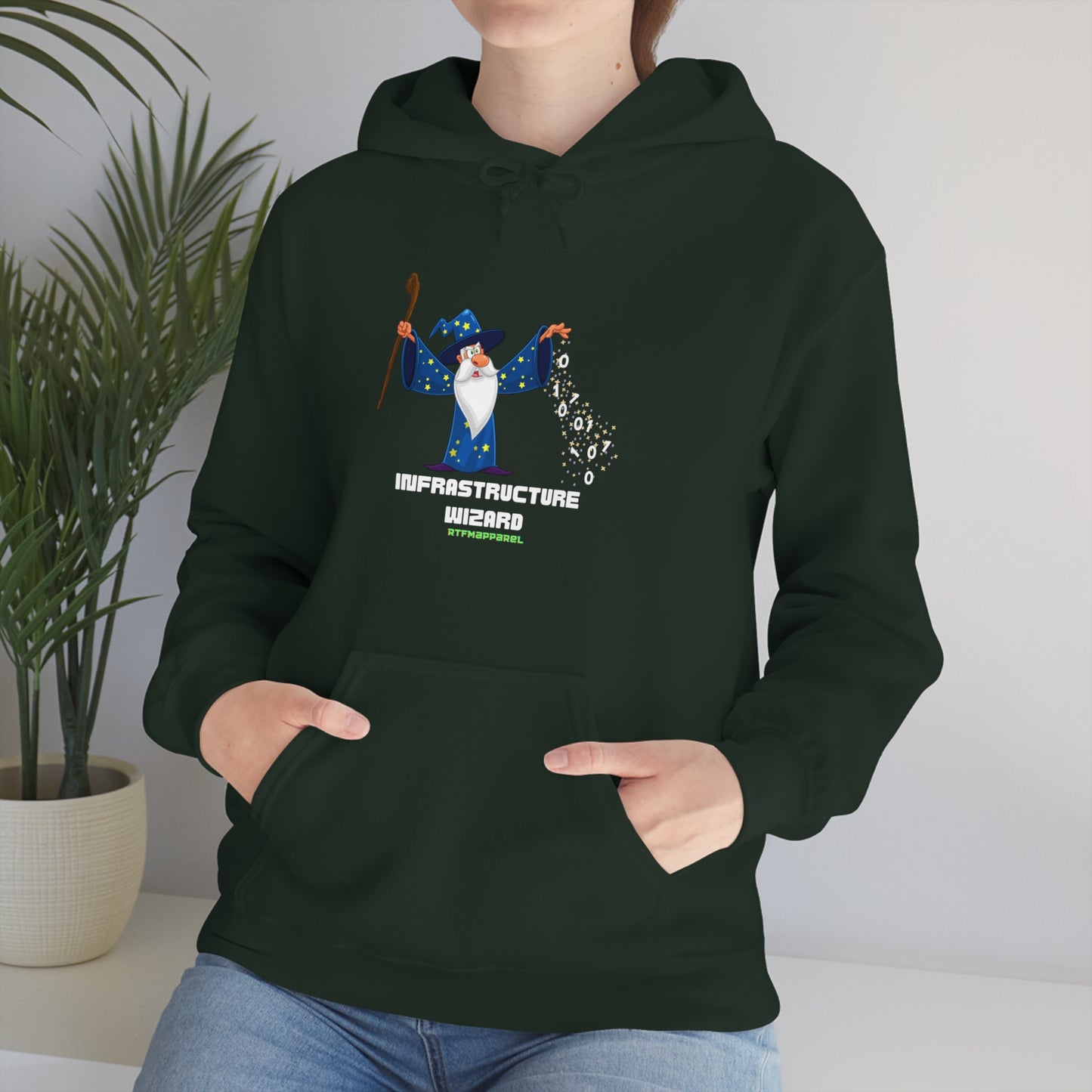 Infrastructure Wizard -  Cloud, Sysadmin, Cloud Engineer, Architect, Azure, AWS, Network admin, Server Admin  Hoodie