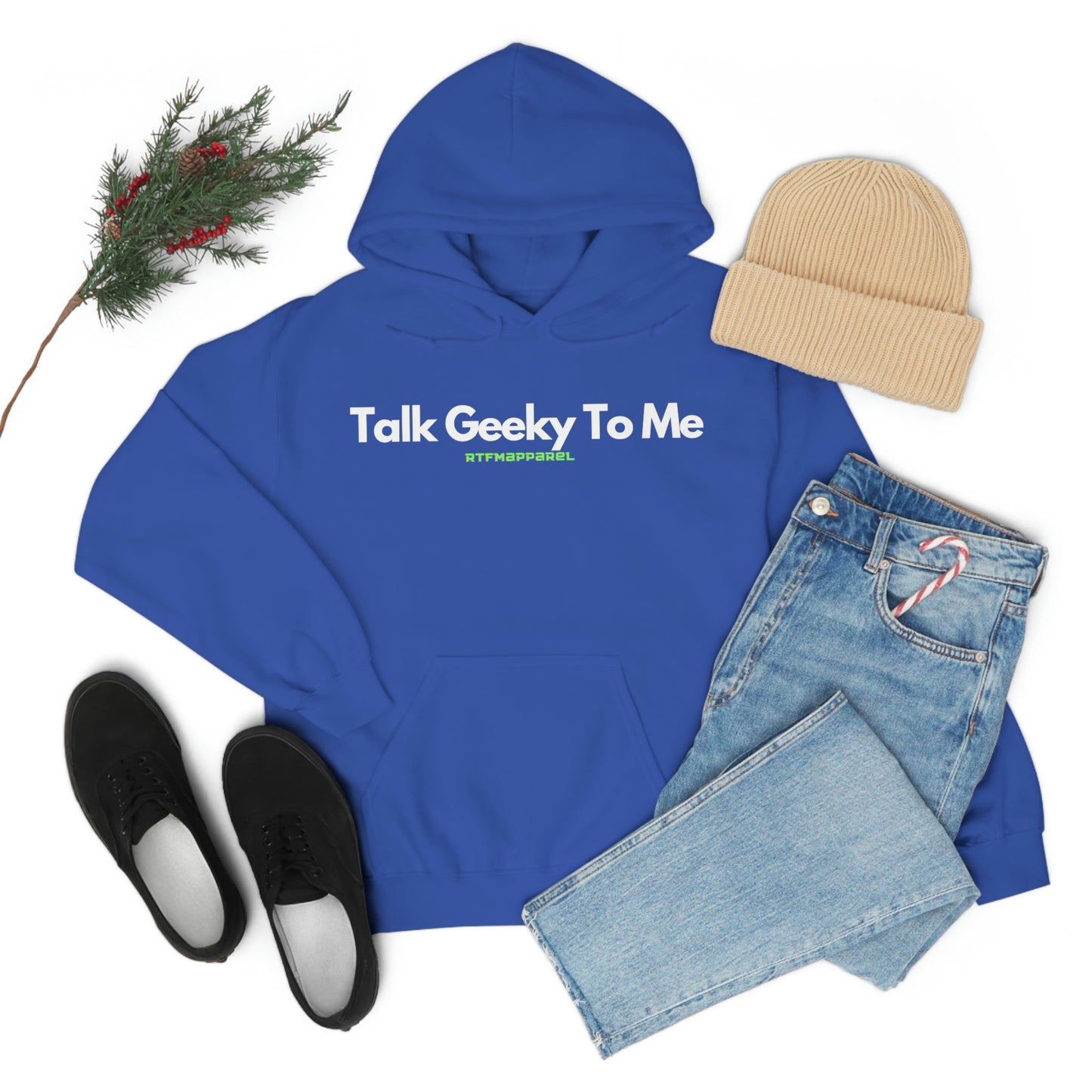 Talk Geeky to me, Funny, Sysadmin, Geek, Project Manager, Developer, Gift, Unisex Hooded Sweatshirt