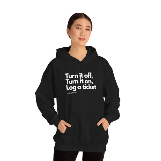 Turn it off — IT Support Hoodie