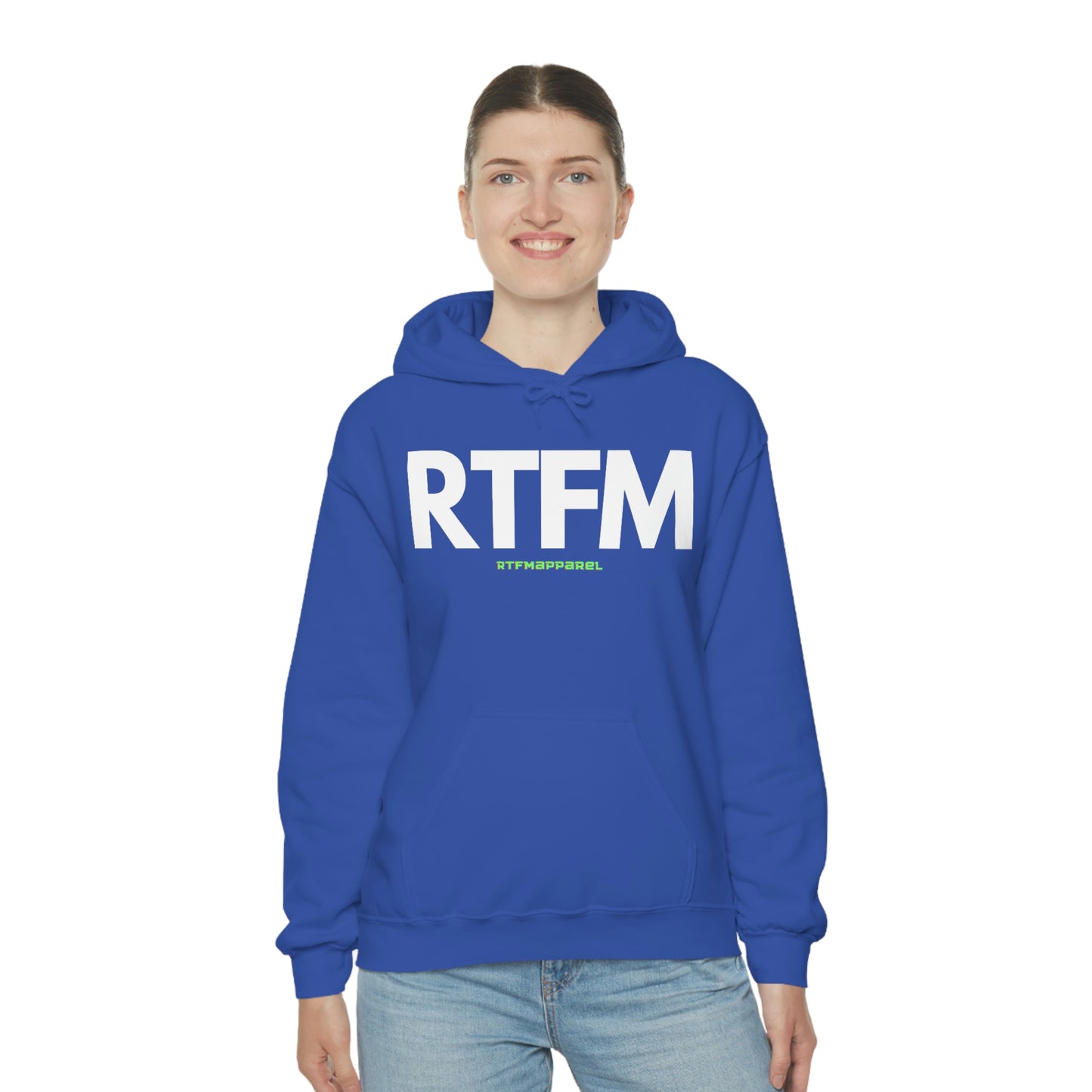 RTFM, Read the Manual, unny, Sysadmin, Geek, Project Manager, Developer, Gift, Unisex Hooded Sweatshirt