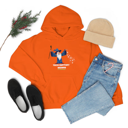 Tech Support Wizard -  Helpdesk, Sysadmin, Cloud Engineer, Architect, Azure, AWS, Network admin, Server Admin  Hoodie