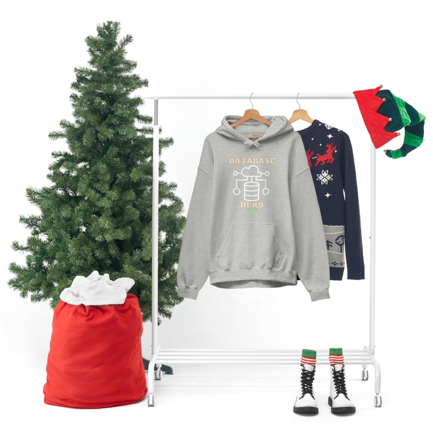 Database Hero - Funny DBA, SQL, Data Science Hoodie