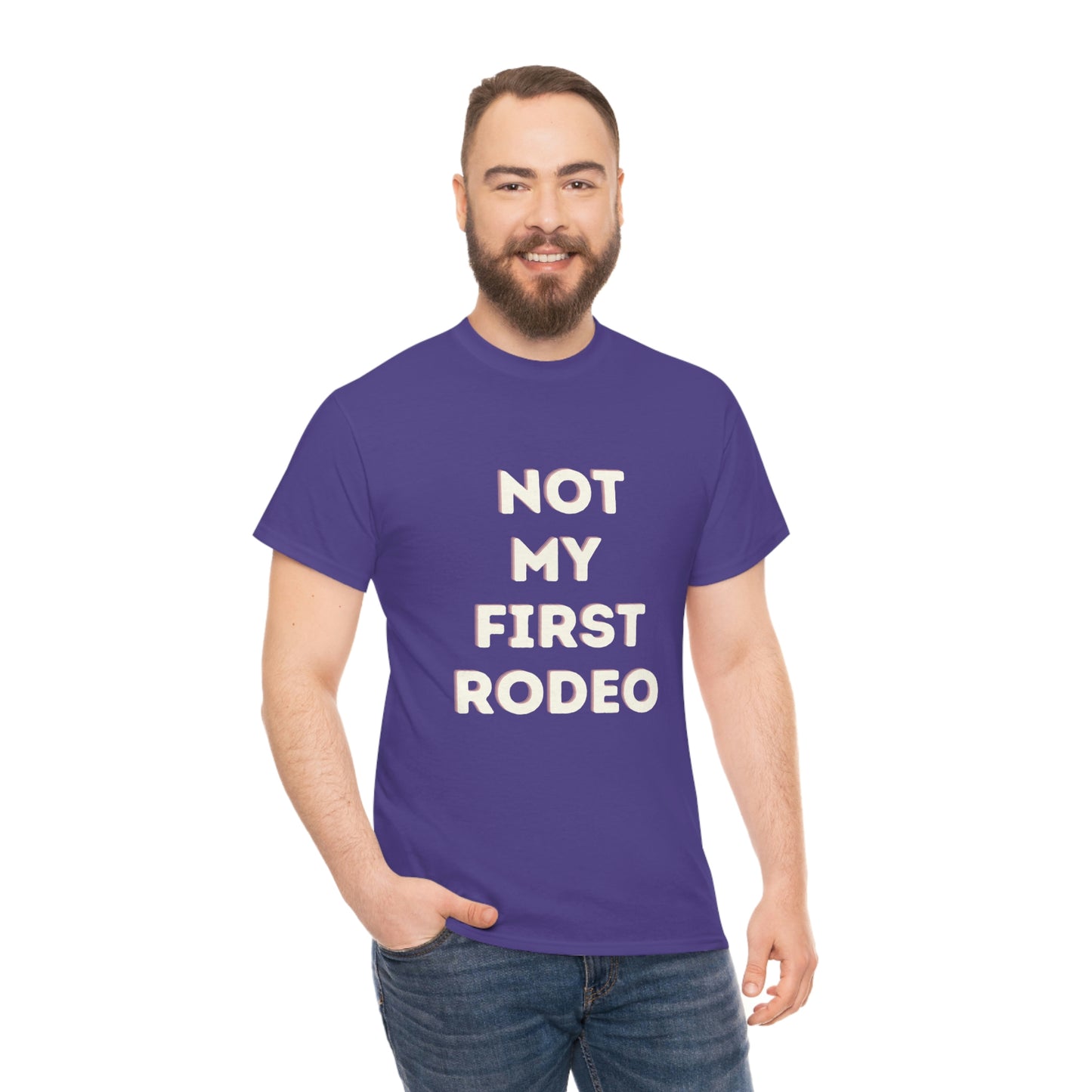 "Not My First Rodeo" Funny, Sysadmin, Geek, Gamer, Developer, Gift Cotton Tee