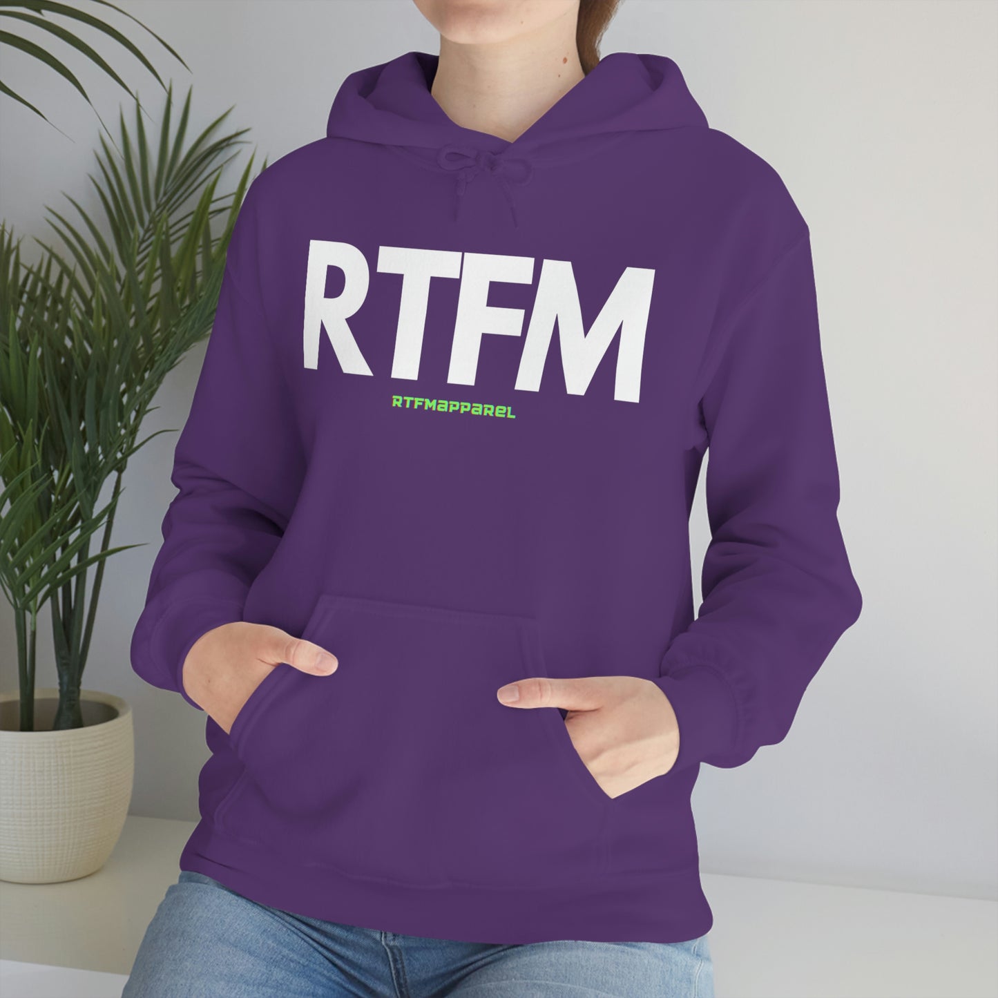 RTFM, Read the Manual, unny, Sysadmin, Geek, Project Manager, Developer, Gift, Unisex Hooded Sweatshirt