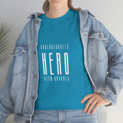 Cyber Security Hero - Unisex Heavy Cotton Tee - Funny, Humor, Perfect Gift