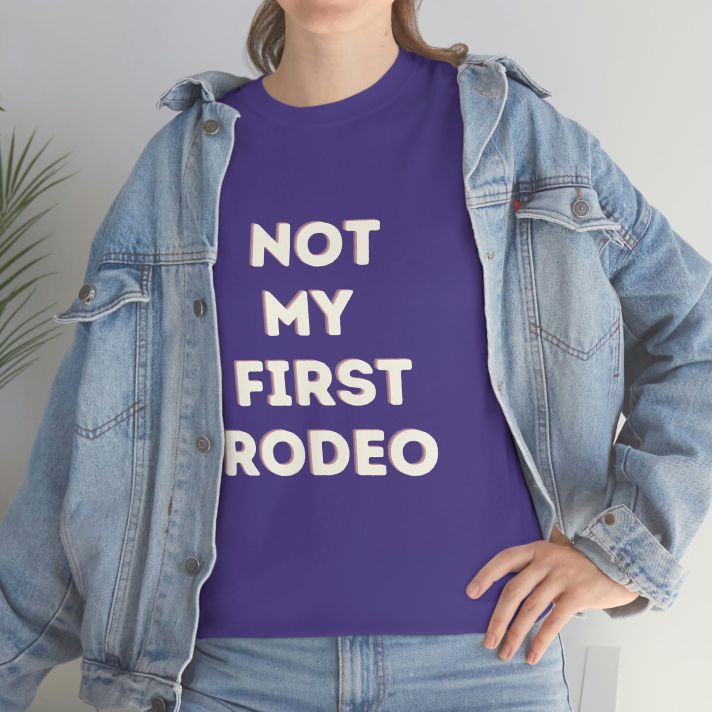 "Not My First Rodeo" Funny, Sysadmin, Geek, Gamer, Developer, Gift Cotton Tee