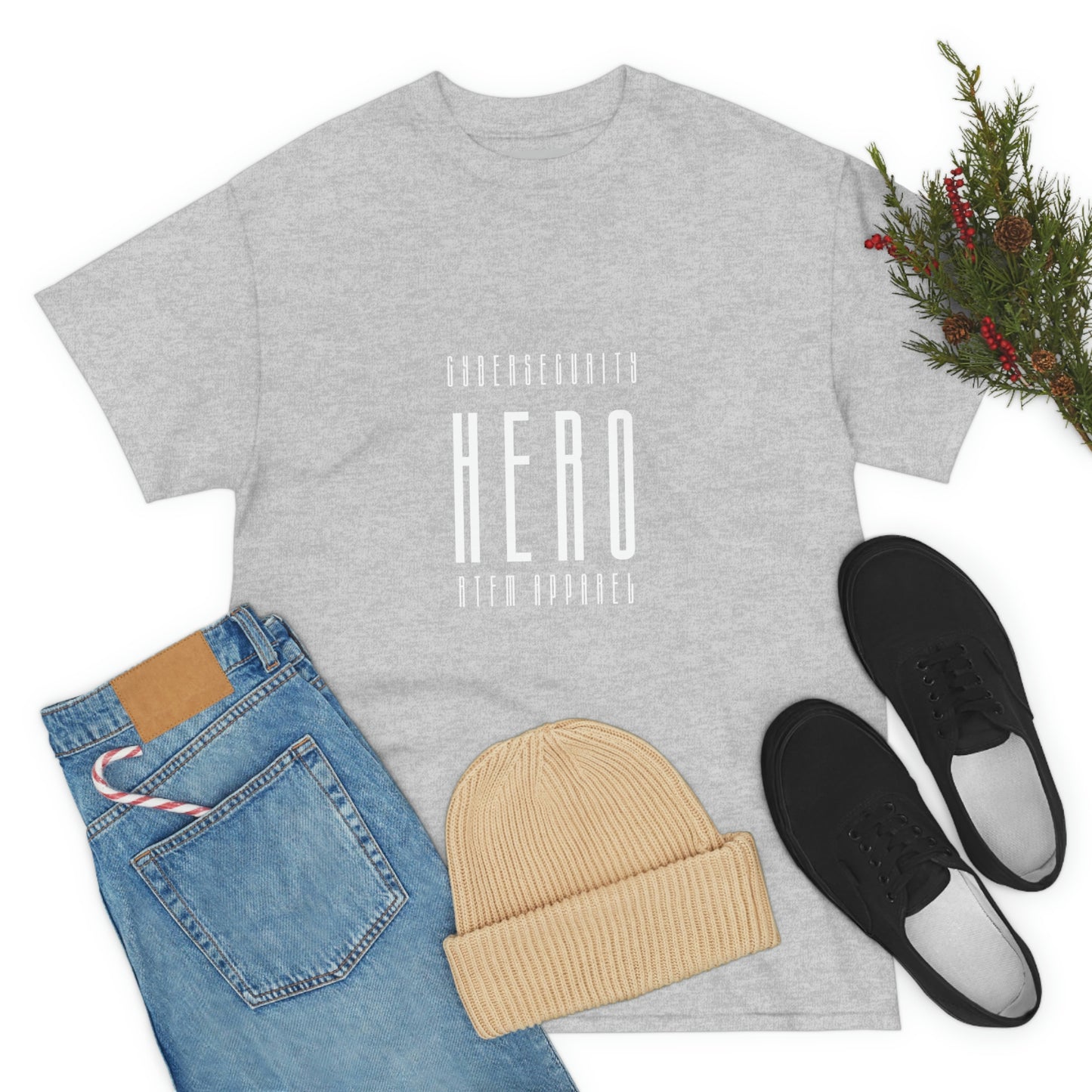 Cyber Security Hero - Unisex Heavy Cotton Tee - Funny, Humor, Perfect Gift