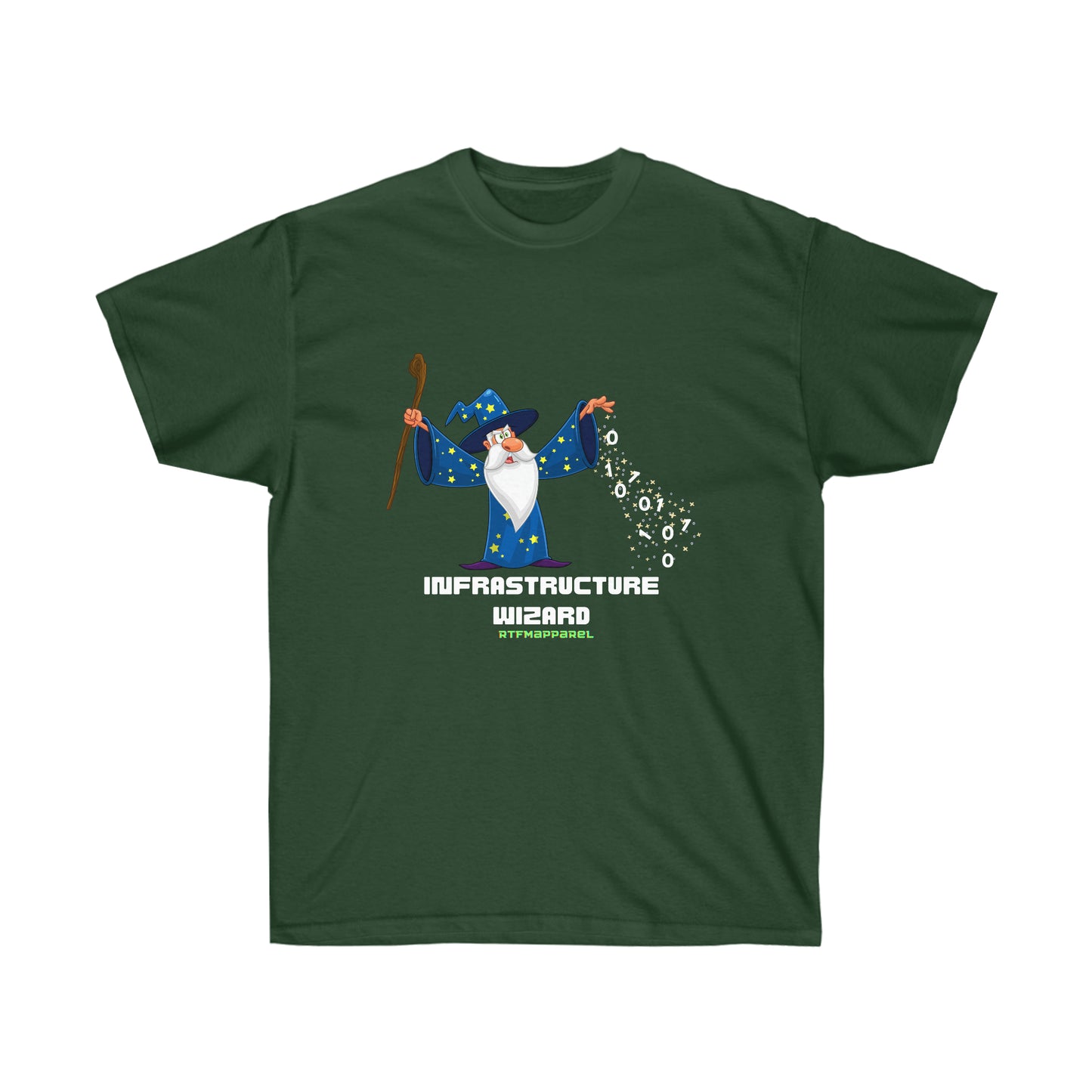 Infrastructure Wizard -  Cloud, Sysadmin, Cloud Engineer, Architect, Azure, AWS, Network admin, Server Admin Funny Tshirt