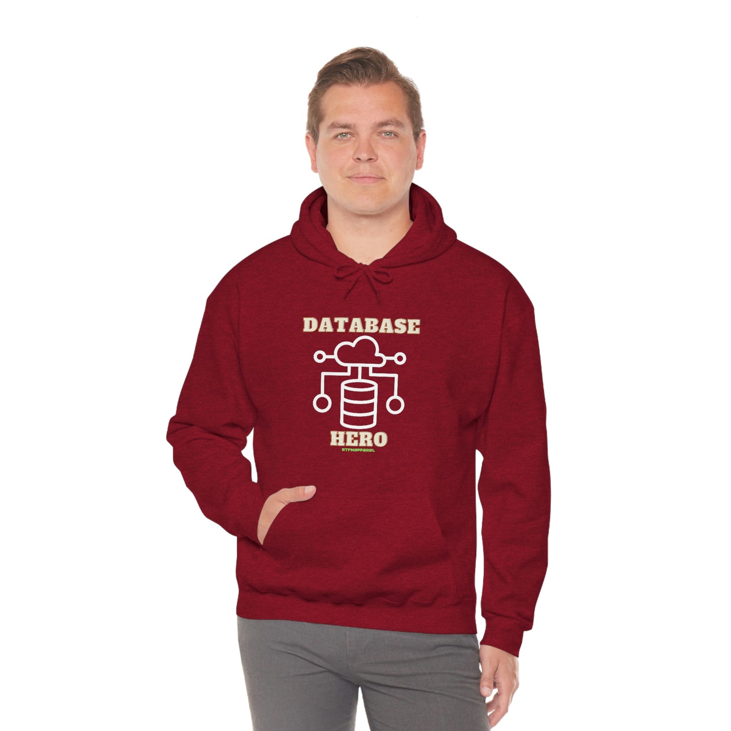 Database Hero - Funny DBA, SQL, Data Science Hoodie