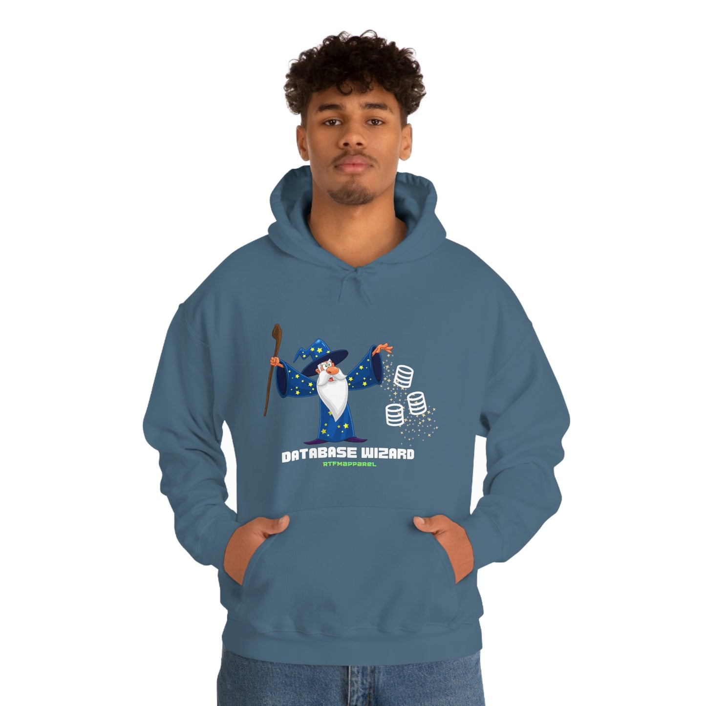Database Wizard - SQL DBA Sysadmin Data Science Hooded Sweatshirt