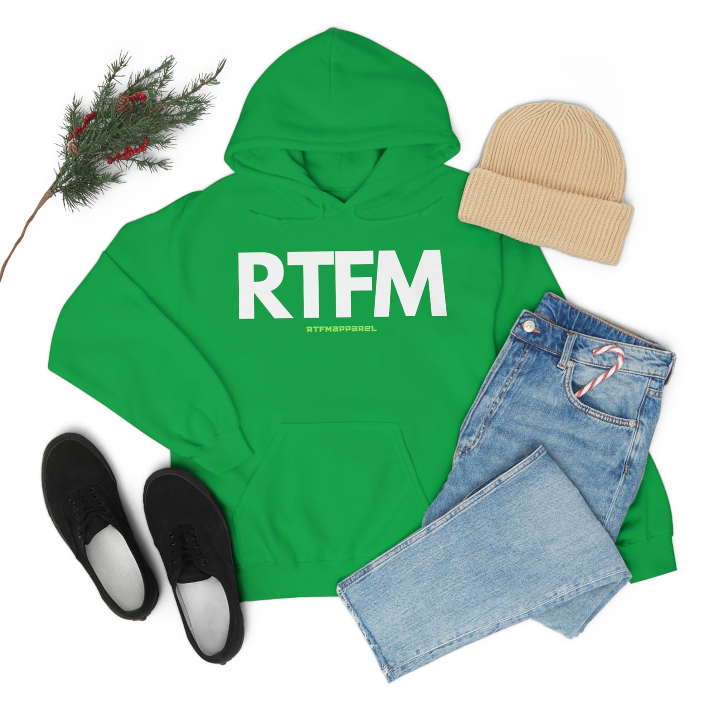 RTFM, Read the Manual, unny, Sysadmin, Geek, Project Manager, Developer, Gift, Unisex Hooded Sweatshirt