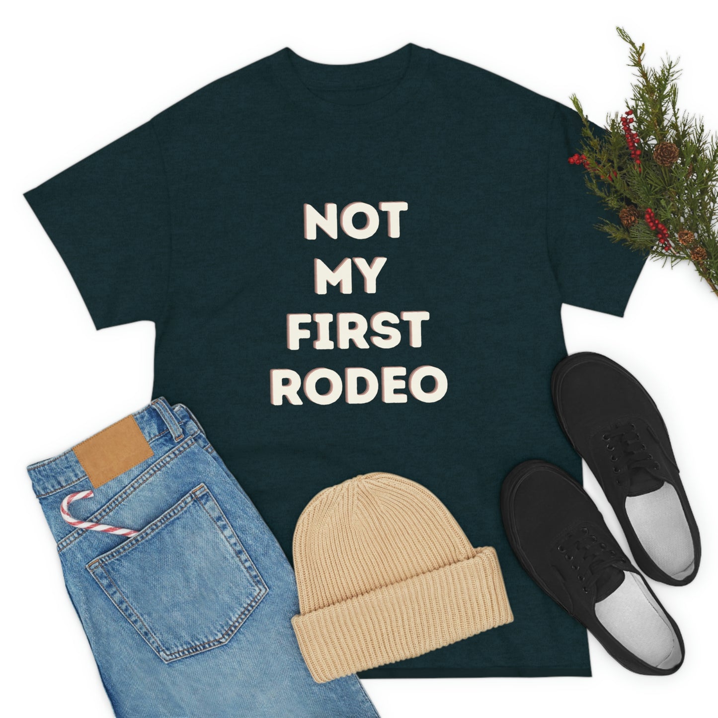 "Not My First Rodeo" Funny, Sysadmin, Geek, Gamer, Developer, Gift Cotton Tee