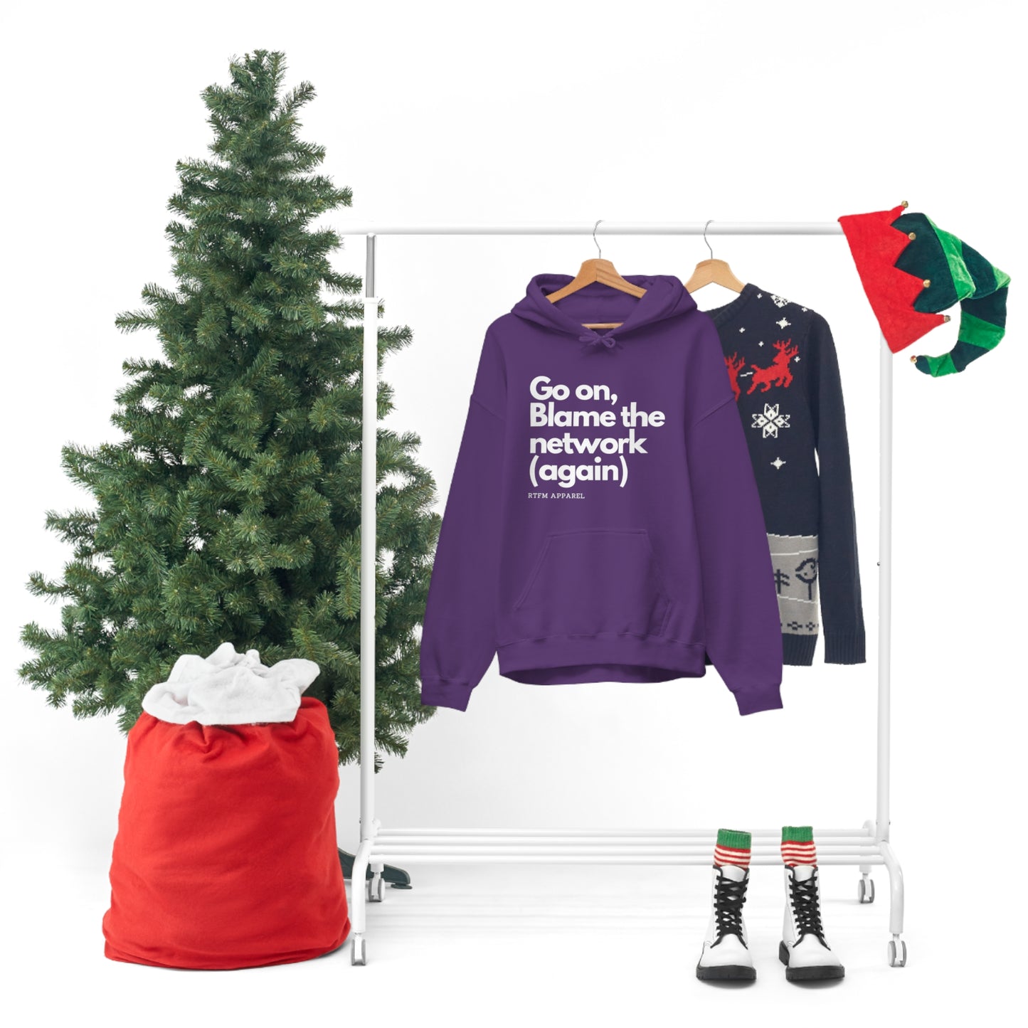 Go on, blame the network - Network Engineer, Cisco, Network, Wifi, Sysadmin, IT Support Hoodie