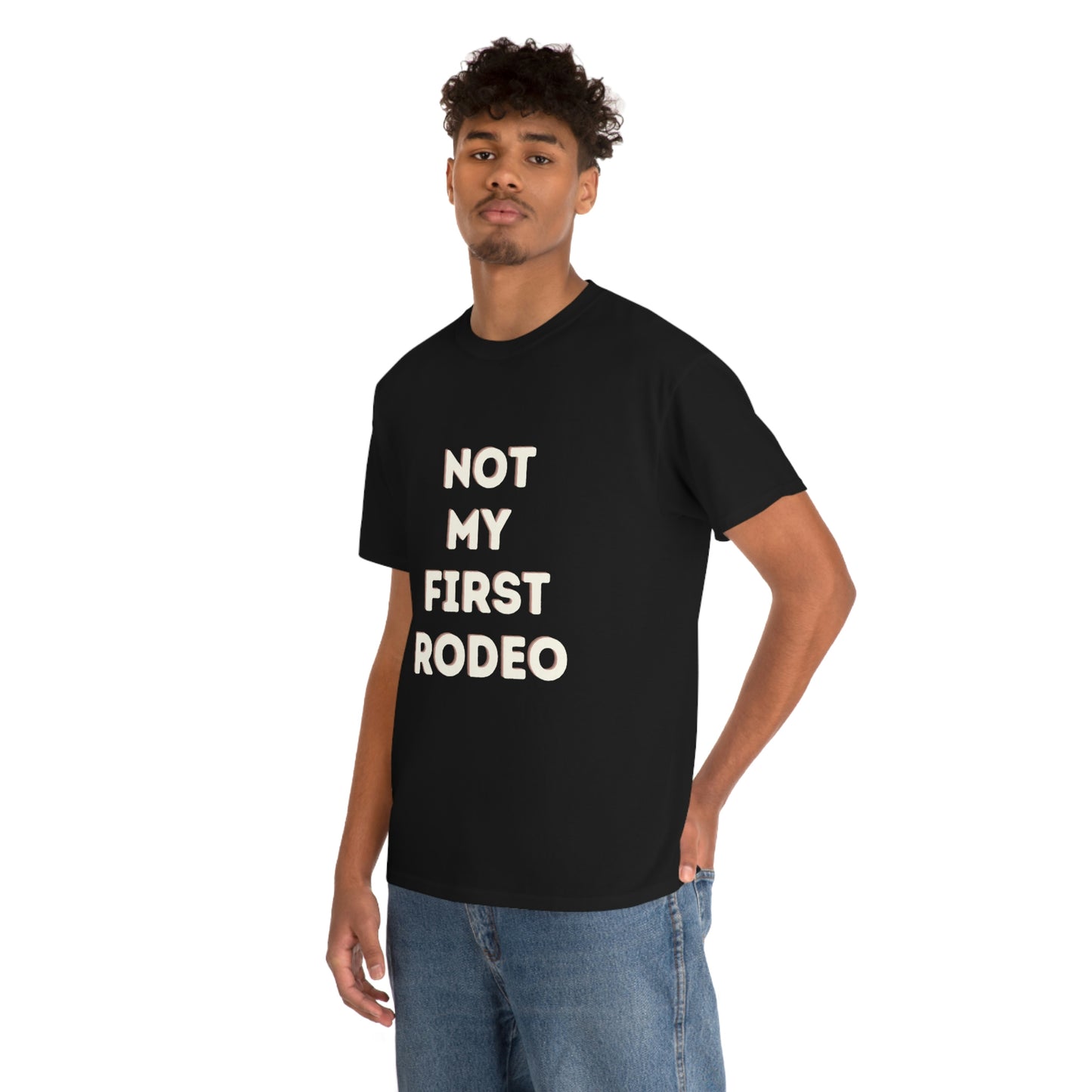 "Not My First Rodeo" Funny, Sysadmin, Geek, Gamer, Developer, Gift Cotton Tee
