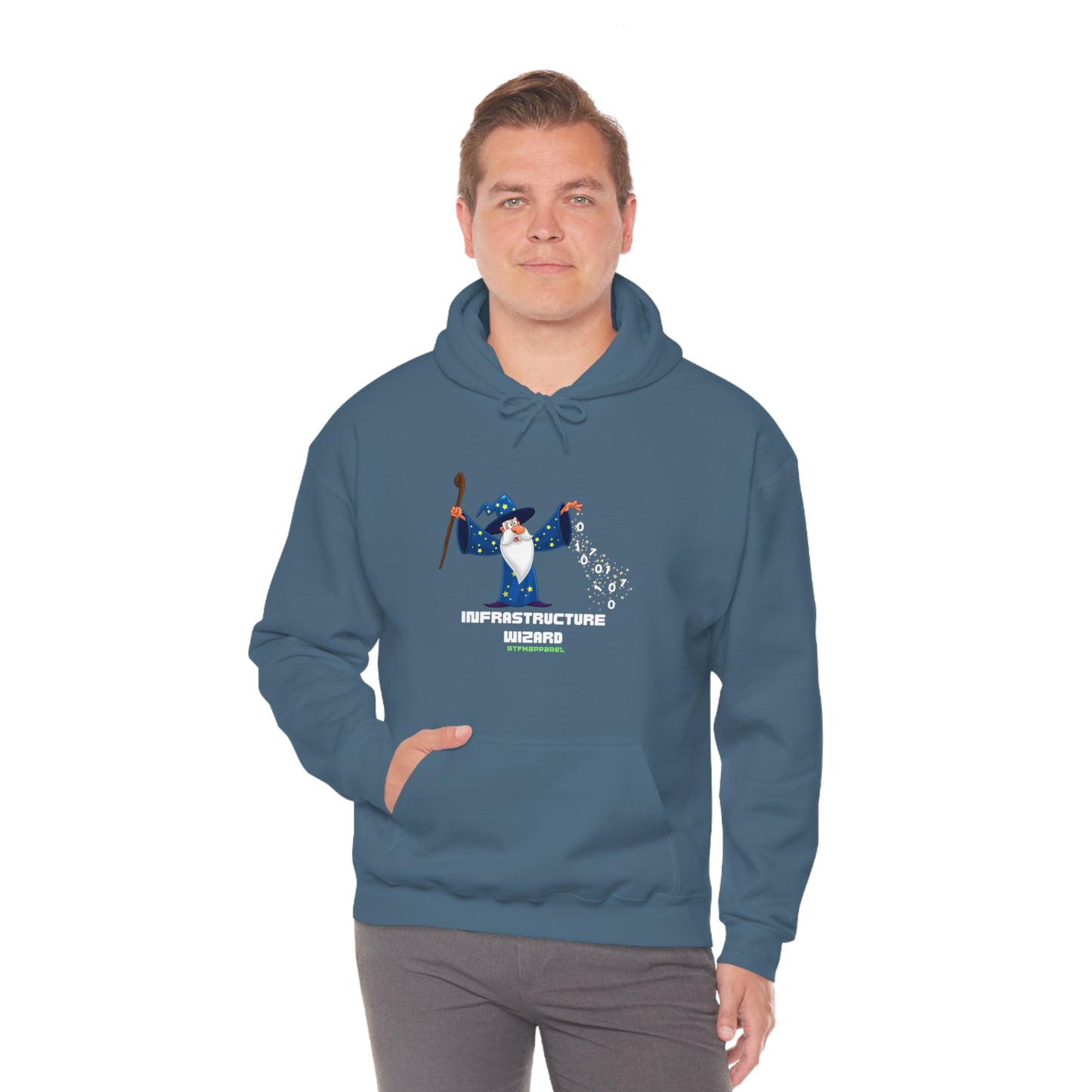Infrastructure Wizard -  Cloud, Sysadmin, Cloud Engineer, Architect, Azure, AWS, Network admin, Server Admin  Hoodie