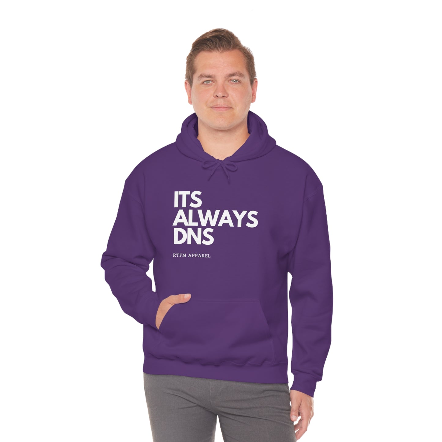 ITS ALWAYS DNS - Network Engineer, Cisco, Network, Wifi, Sysadmin, IT Support Hoodie
