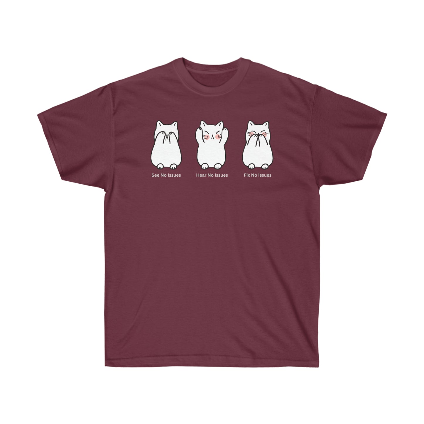 See No Issues, Fix no Issues - Helpdesk, Sysadmin, Cloud Engineer, Architect, Azure, AWS, Network admin, Server Admin Funny Tshirt