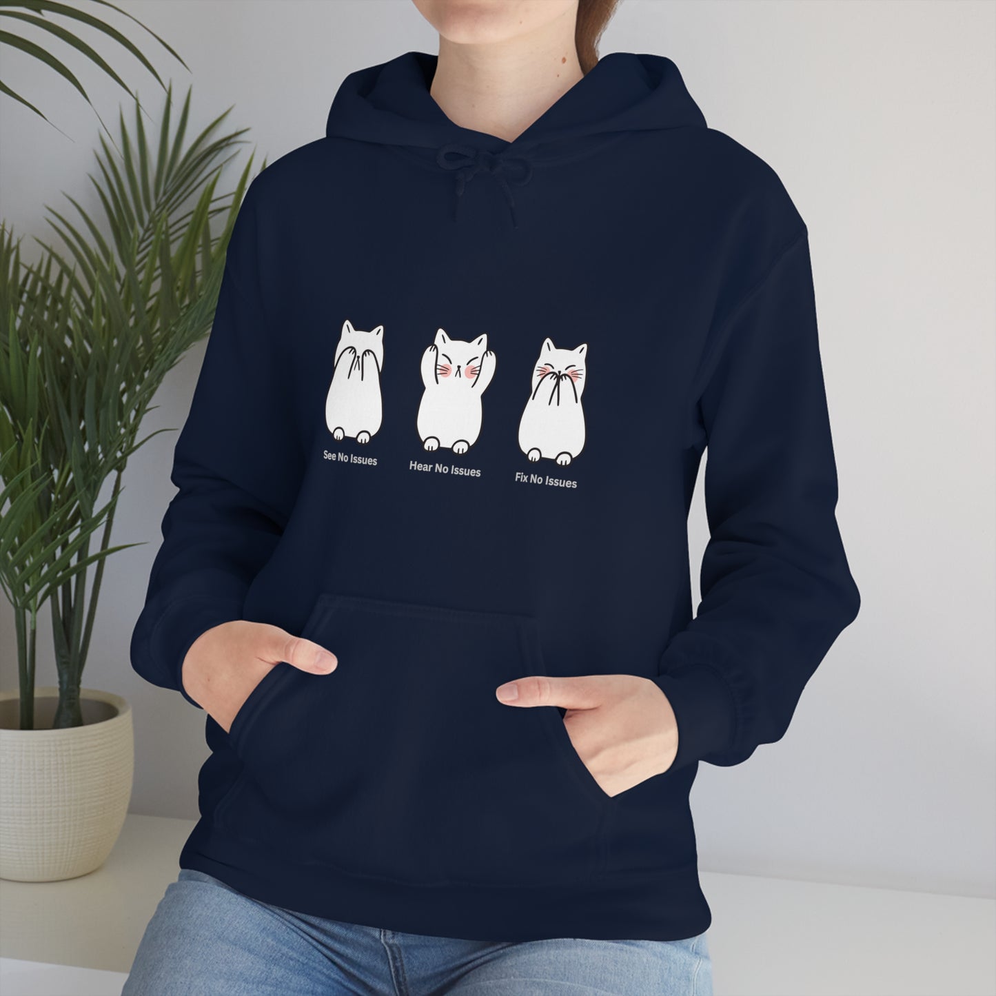 See No Issues, Fix No Issues -  Helpdesk, Sysadmin, Cloud Engineer, Architect, Azure, AWS, Network admin, Server Admin  Hoodie