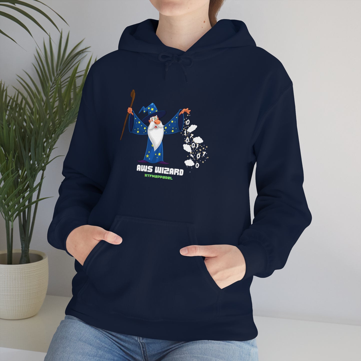AWS Wizard -  Cloud, Sysadmin, Cloud Engineer, Architect, AWS Hoodie