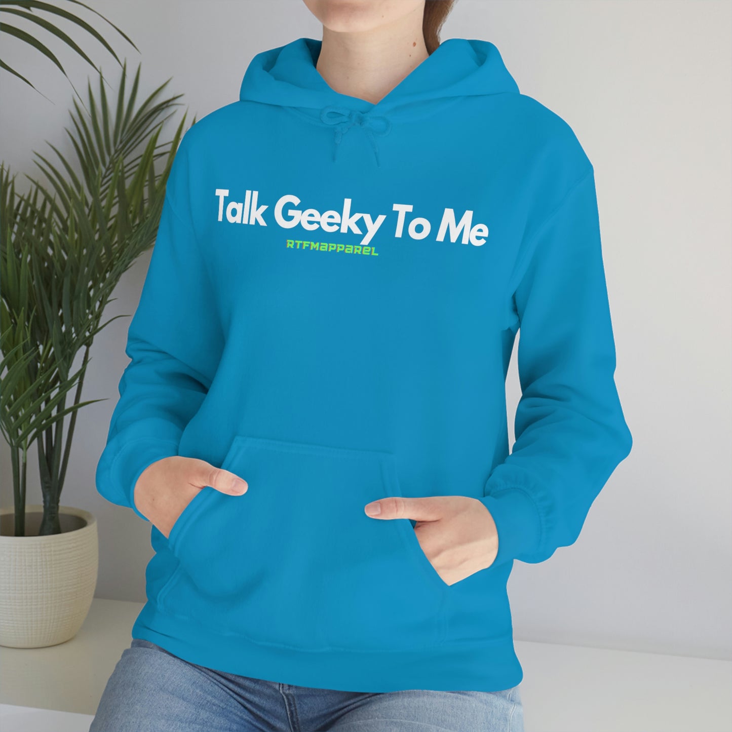 Talk Geeky to me, Funny, Sysadmin, Geek, Project Manager, Developer, Gift, Unisex Hooded Sweatshirt