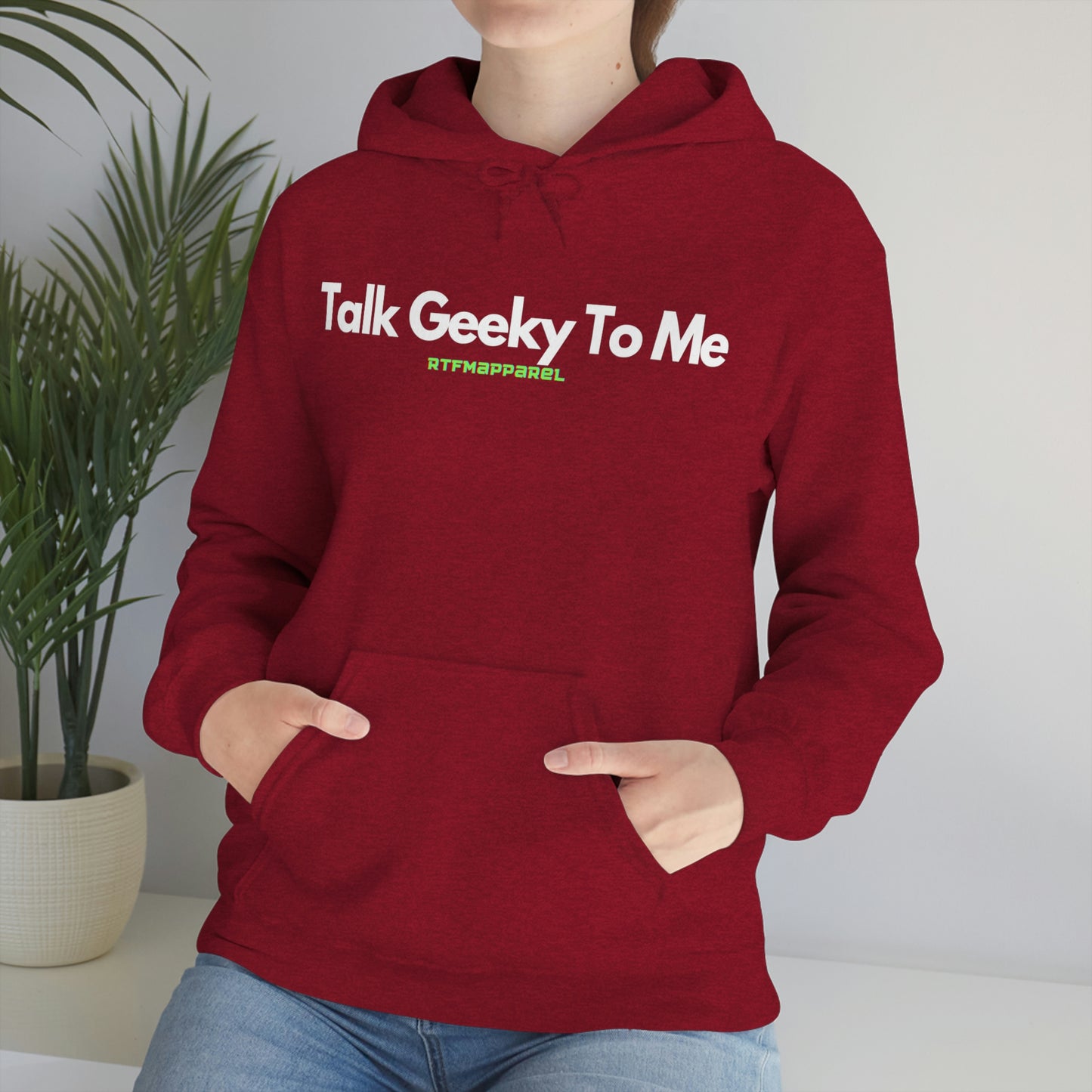 Talk Geeky to me, Funny, Sysadmin, Geek, Project Manager, Developer, Gift, Unisex Hooded Sweatshirt
