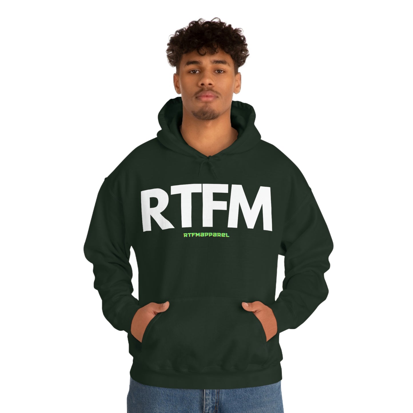 RTFM, Read the Manual, unny, Sysadmin, Geek, Project Manager, Developer, Gift, Unisex Hooded Sweatshirt