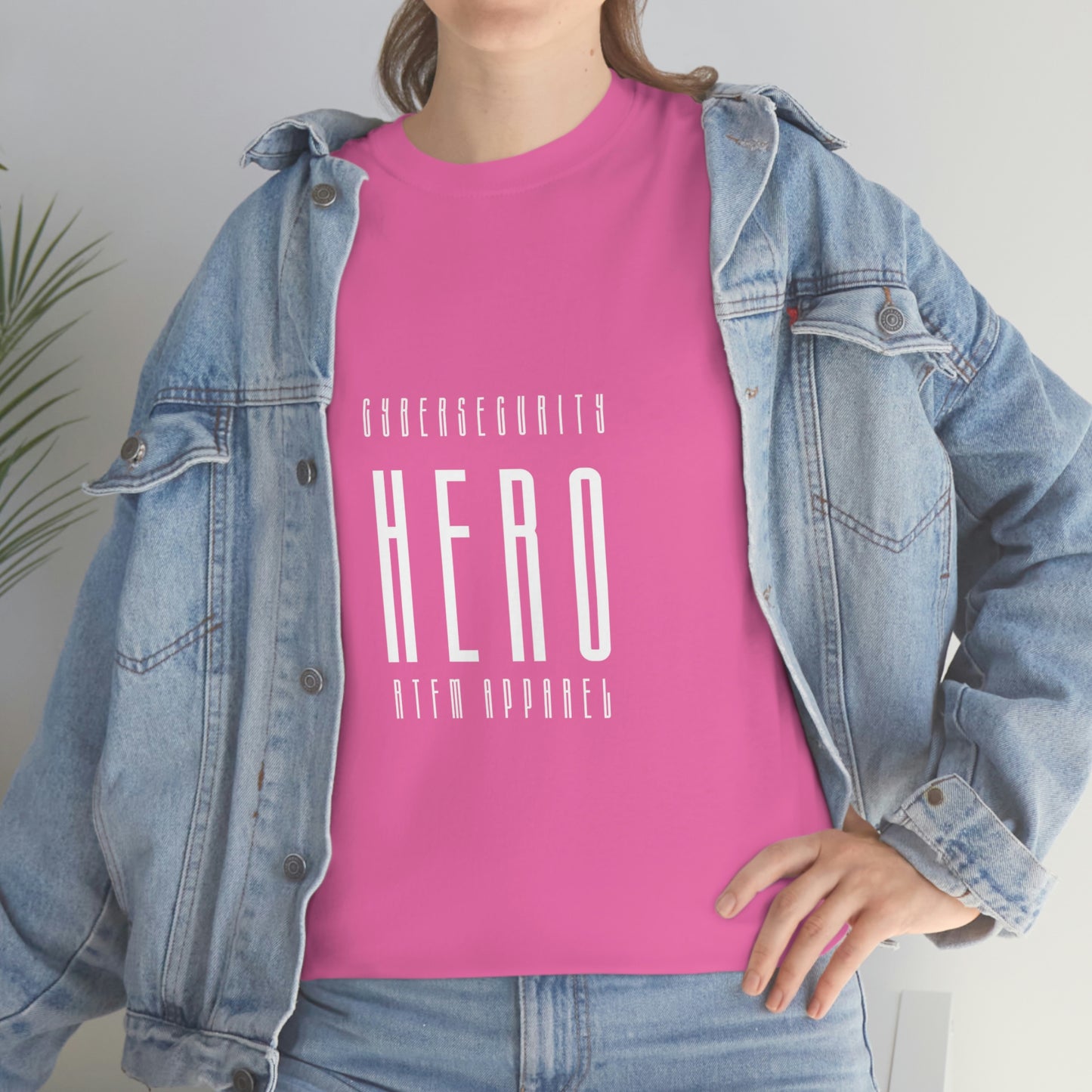 Cyber Security Hero - Unisex Heavy Cotton Tee - Funny, Humor, Perfect Gift