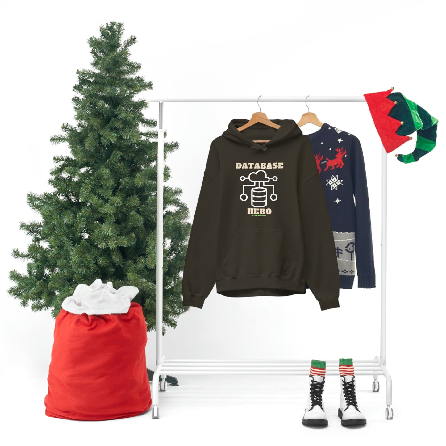 Database Hero - Funny DBA, SQL, Data Science Hoodie