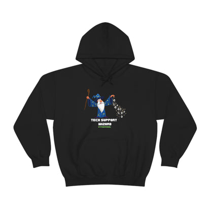 Tech Support Wizard -  Helpdesk, Sysadmin, Cloud Engineer, Architect, Azure, AWS, Network admin, Server Admin  Hoodie