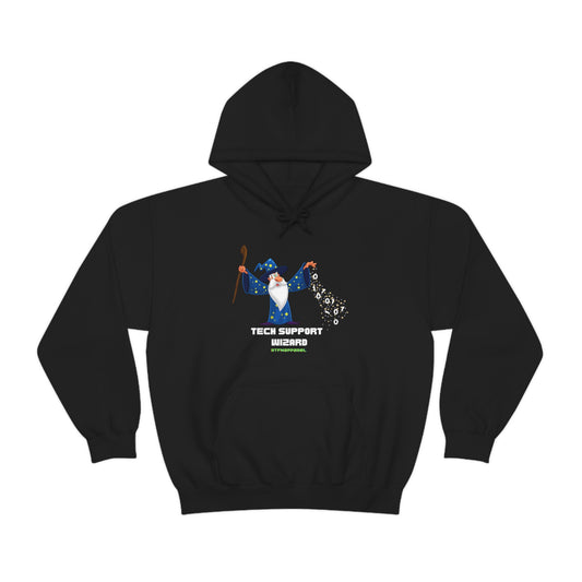 Tech Support Wizard -  Helpdesk, Sysadmin, Cloud Engineer, Architect, Azure, AWS, Network admin, Server Admin  Hoodie