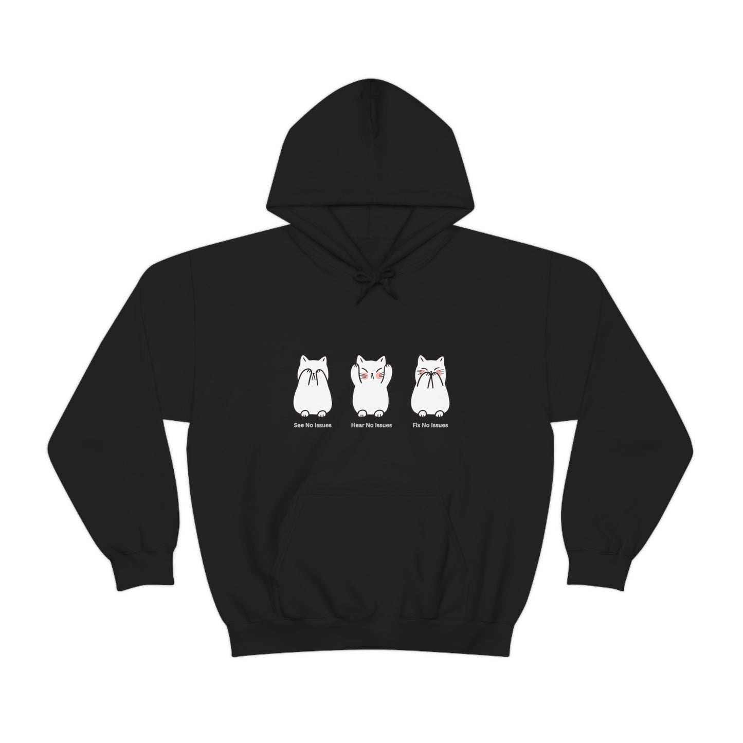 See No Issues, Fix No Issues -  Helpdesk, Sysadmin, Cloud Engineer, Architect, Azure, AWS, Network admin, Server Admin  Hoodie