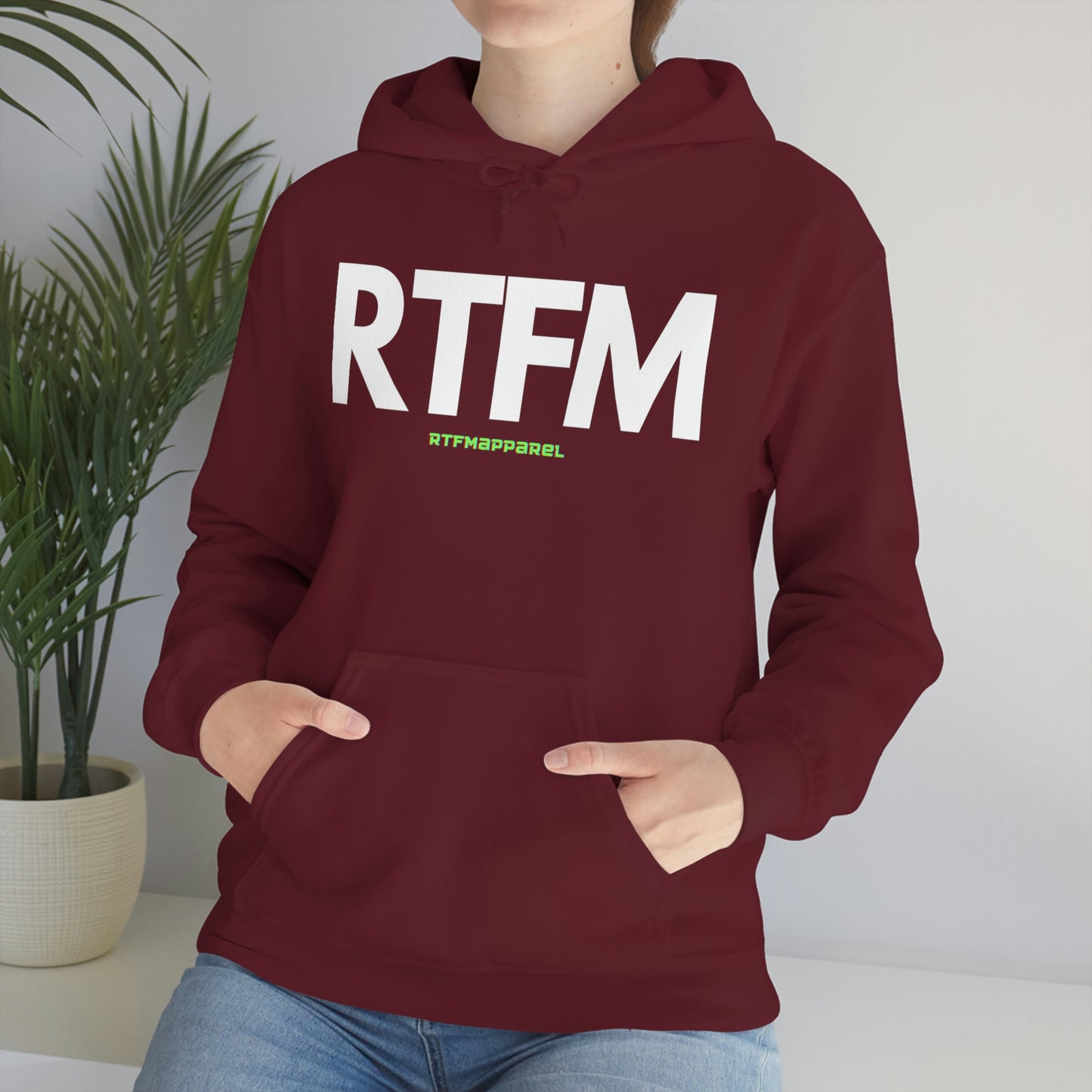 RTFM, Read the Manual, unny, Sysadmin, Geek, Project Manager, Developer, Gift, Unisex Hooded Sweatshirt